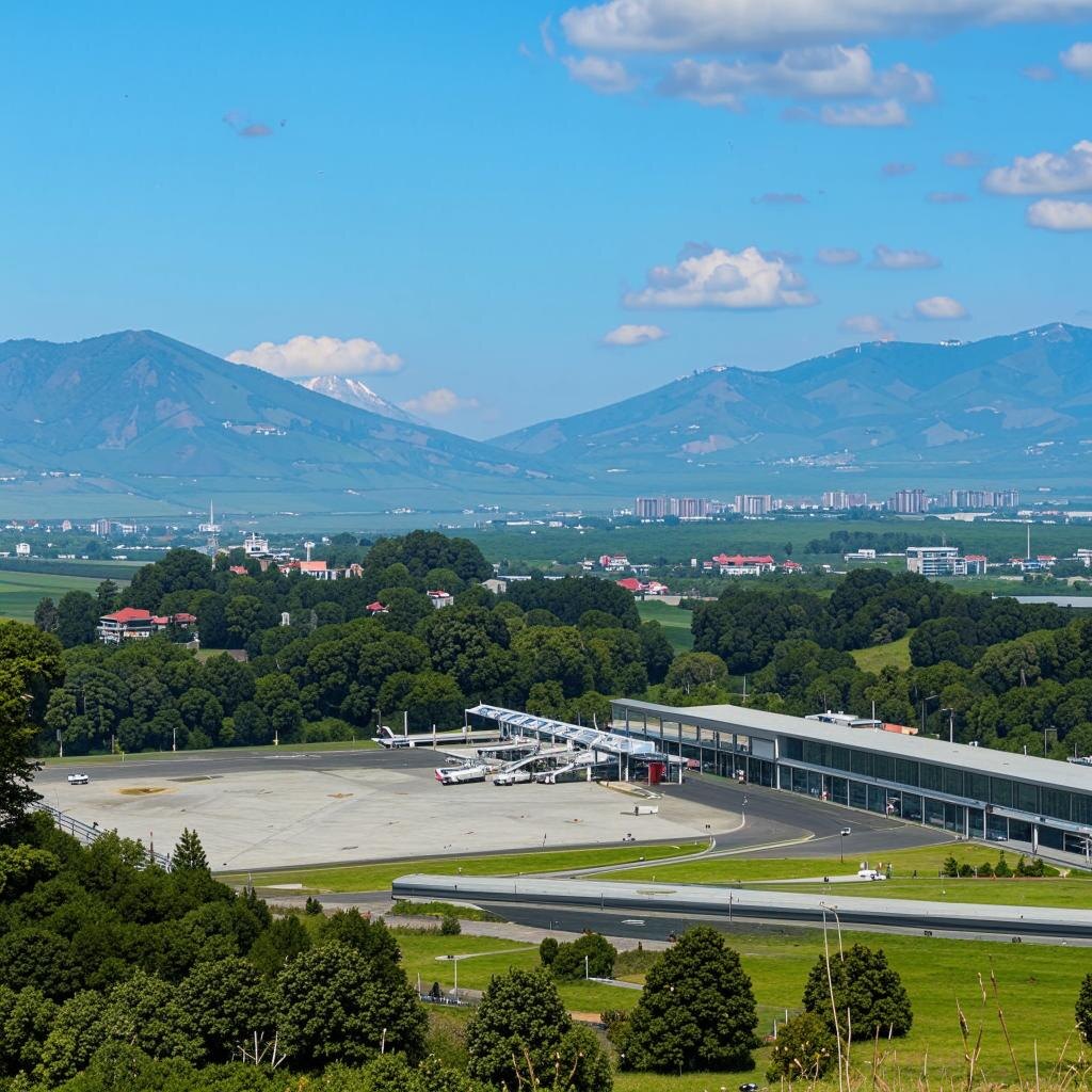 Отремонтированный аэропорт Сухум