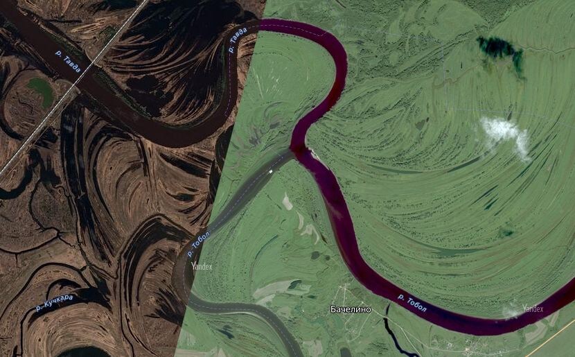 река Тобол впадает в реку Тавда.