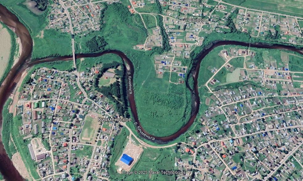 река Кичменьга.