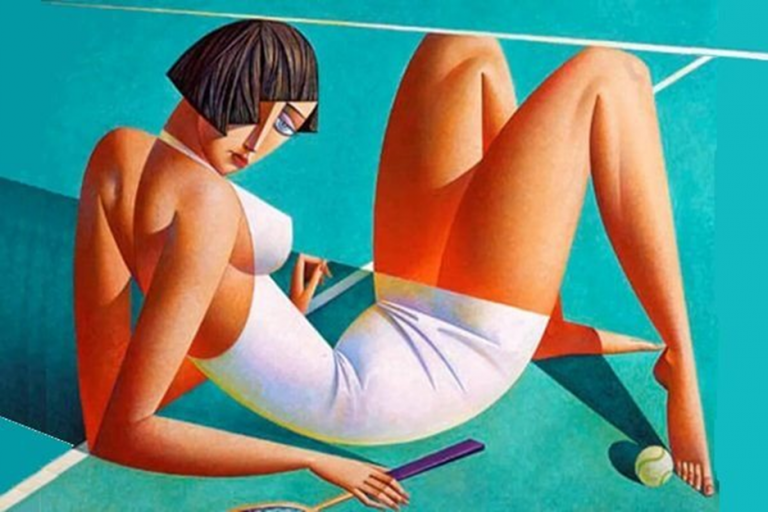 Динамичные женские образы в картинах Георгия Курасова: загадка цвета и линий