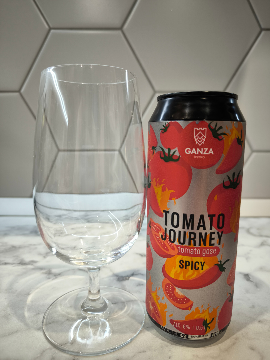 Пиво "Tomato Journey Spicy" (Томато Джоурней Спайси) от Ganza Brewery