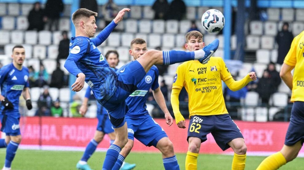 ФК «Оренбург» и ФК «Ростов» сыграли в матче чемпионата России 8 марта 2025 года. Фото: пресс-служба ФК «Оренбург»