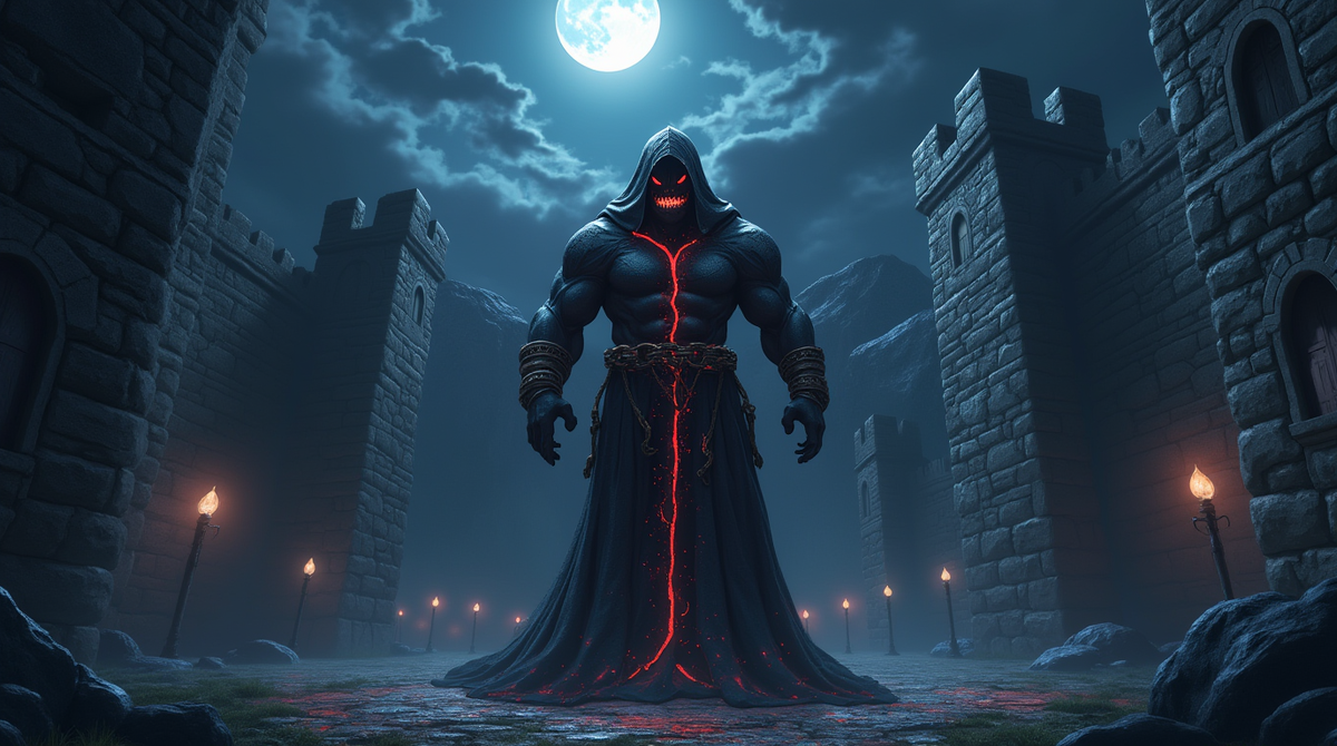 Каэль закричал, трещины пробежали по коже, его глаза расширились в немом ужасе.