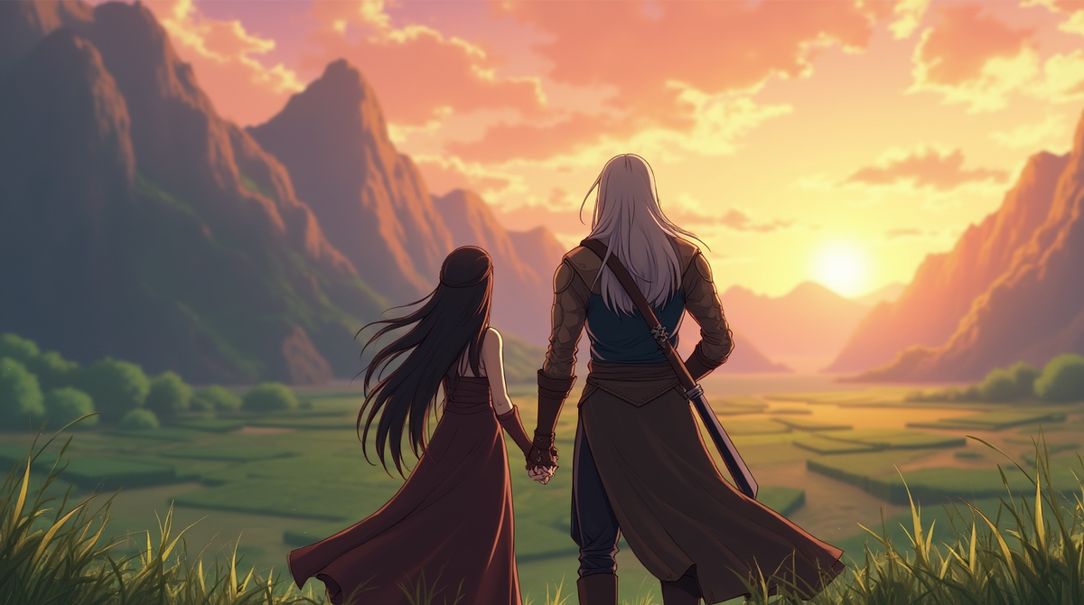 Раэгон сделал шаг вперёд, задумчиво глядя на горизонт.