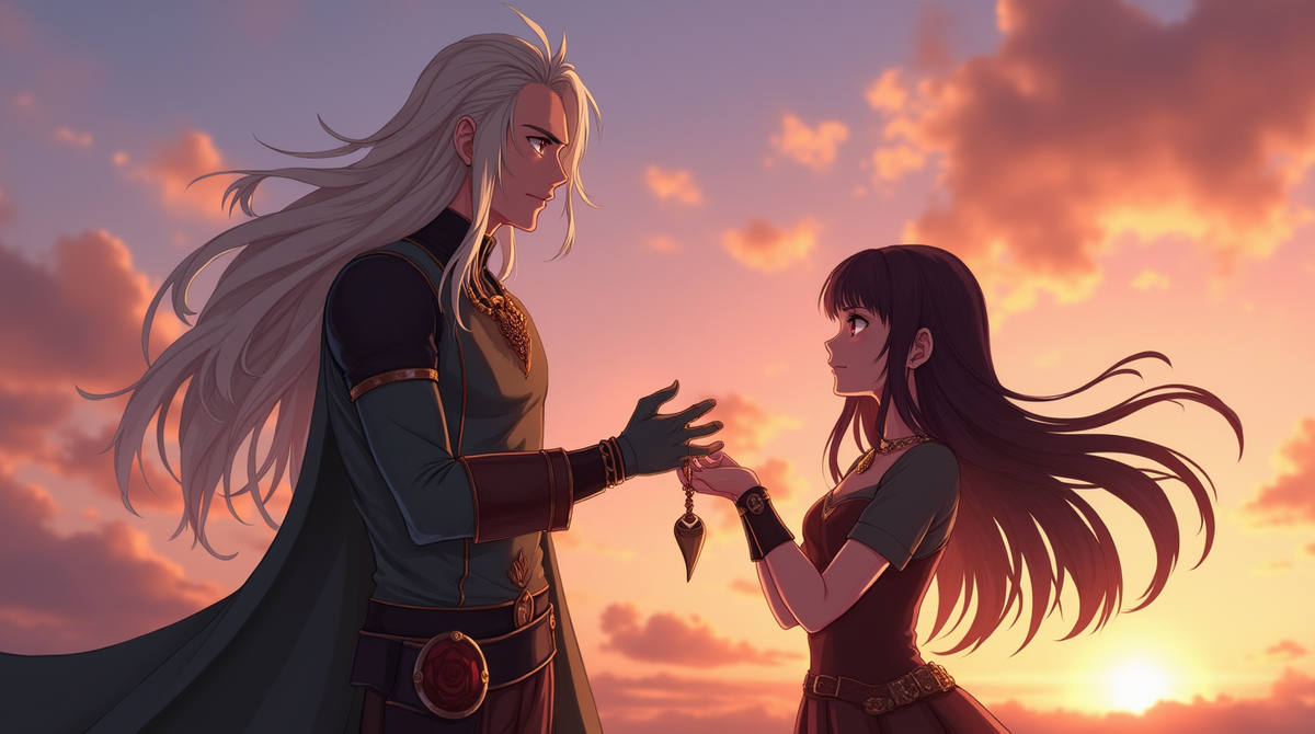 Раэгон протянул ей кулон, выточенный из клыка дракона.