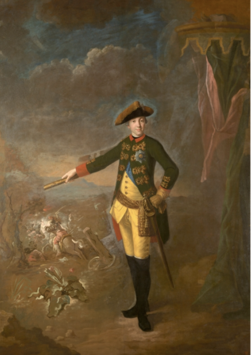 Фёдор Степанович Рокотов. Портрет Петра III. 1762 (?) год. Русский музей.