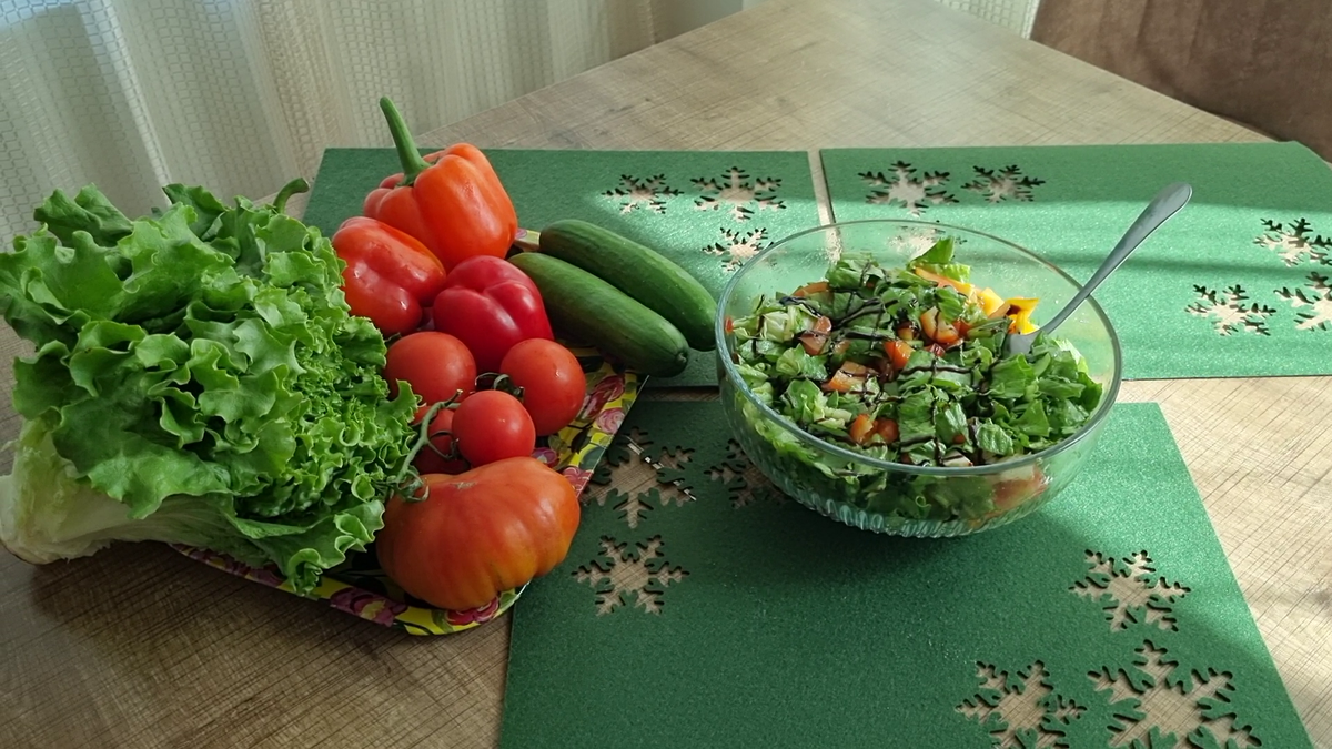 Овощи и салат