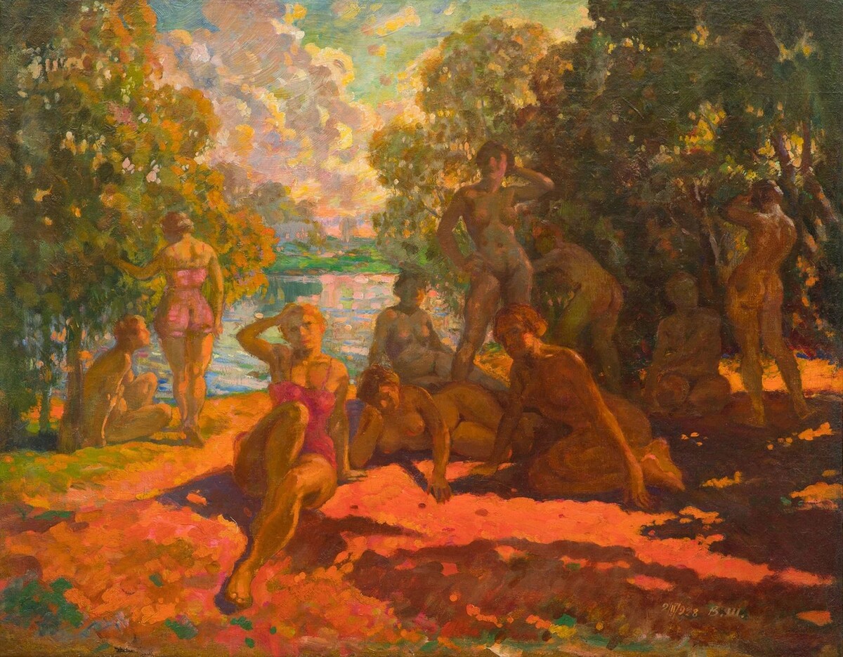 Василий Шлепнёв. «На отдыхе». 1928