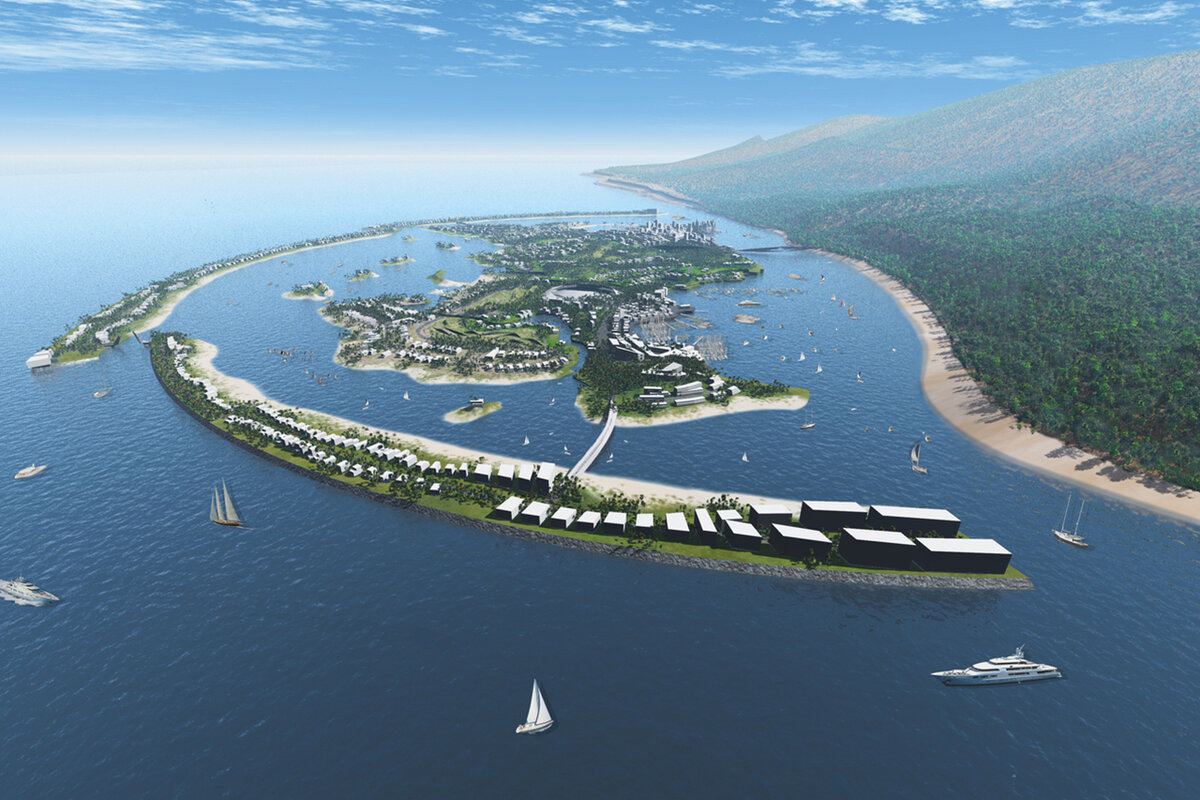 © Erick van Egeraat / erickvanegeraat.com (Остров «Федерация» — визуализация)