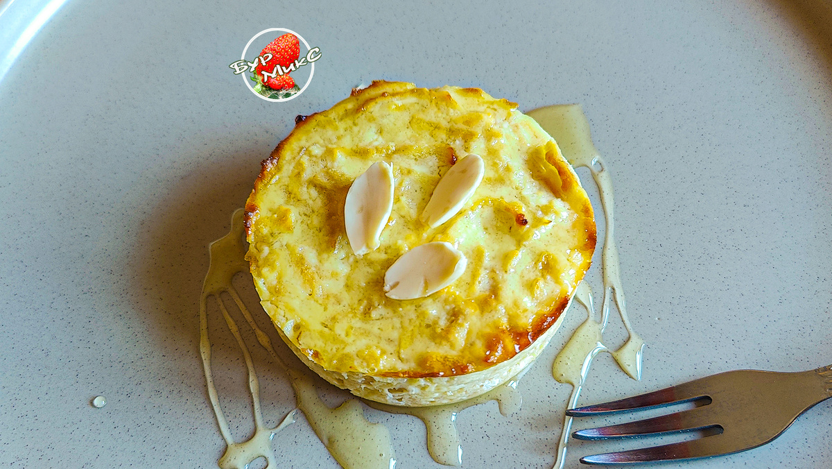 Творожно-яблочная запеканка 