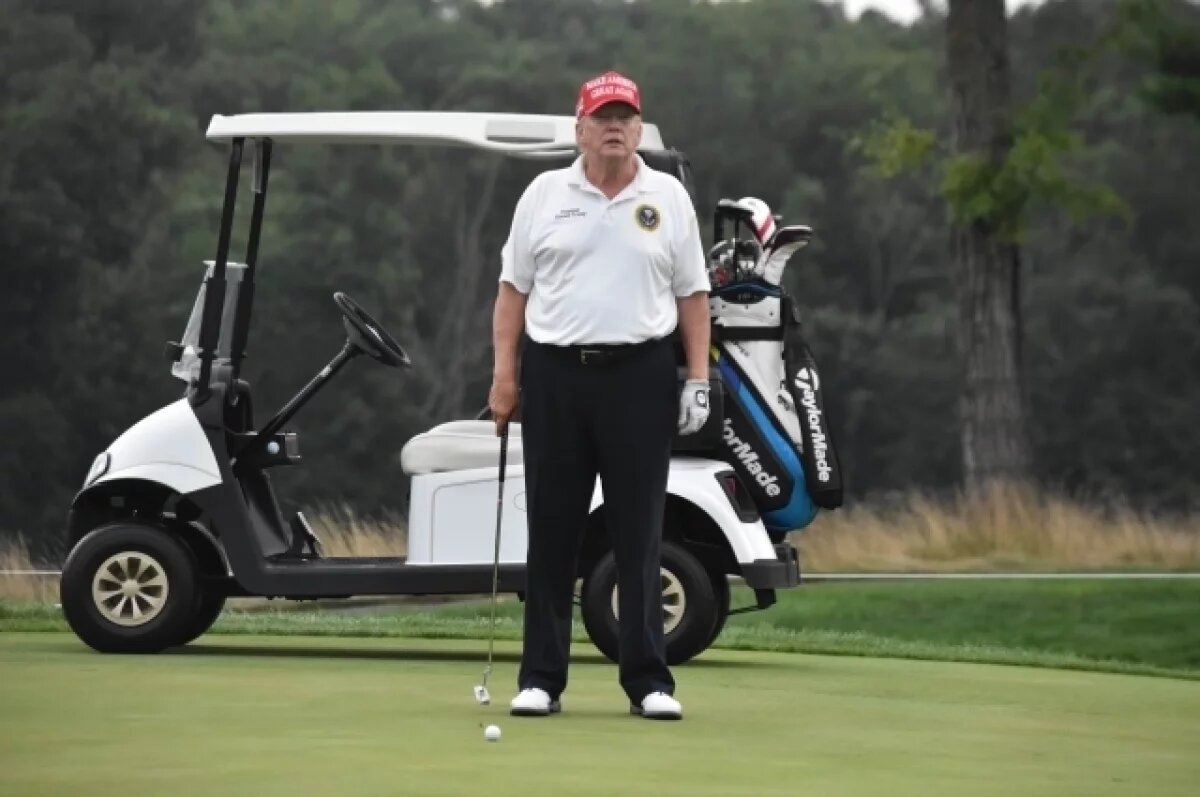    HP: игры Трампа в гольф обошлись американцам в 18,2 миллиона долларов