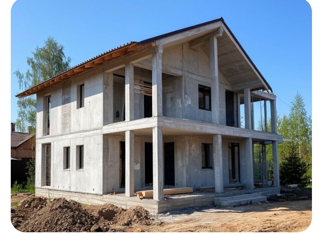 Дом из газобетона 
