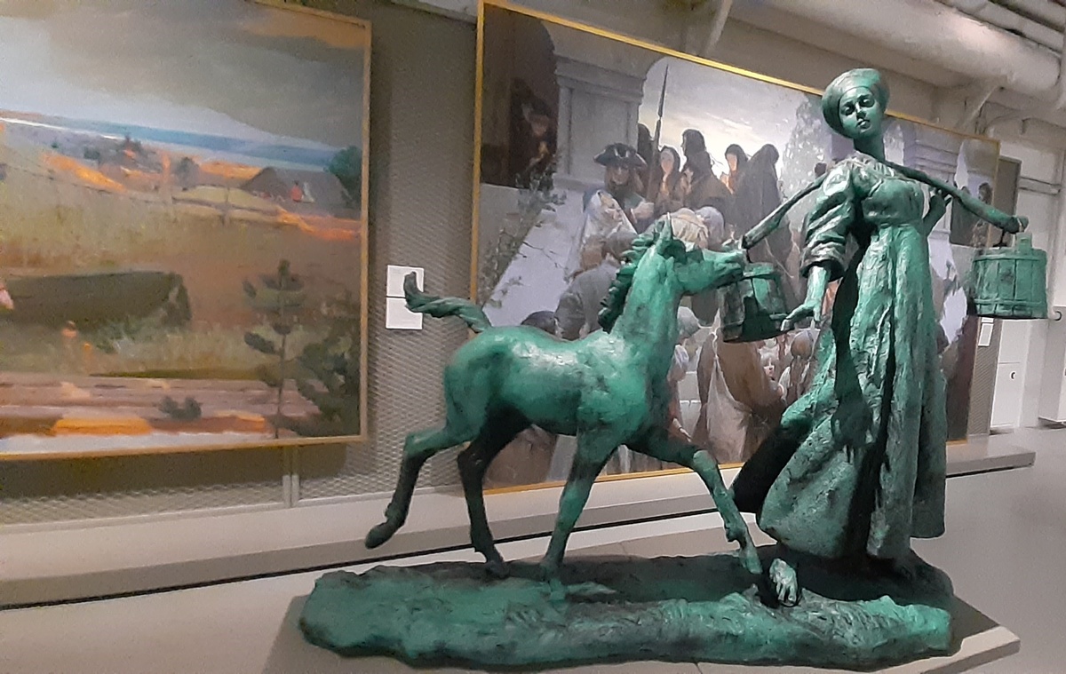 А. Минина. Ранняя весна. 2023. Полимерный материал, тонировка. 