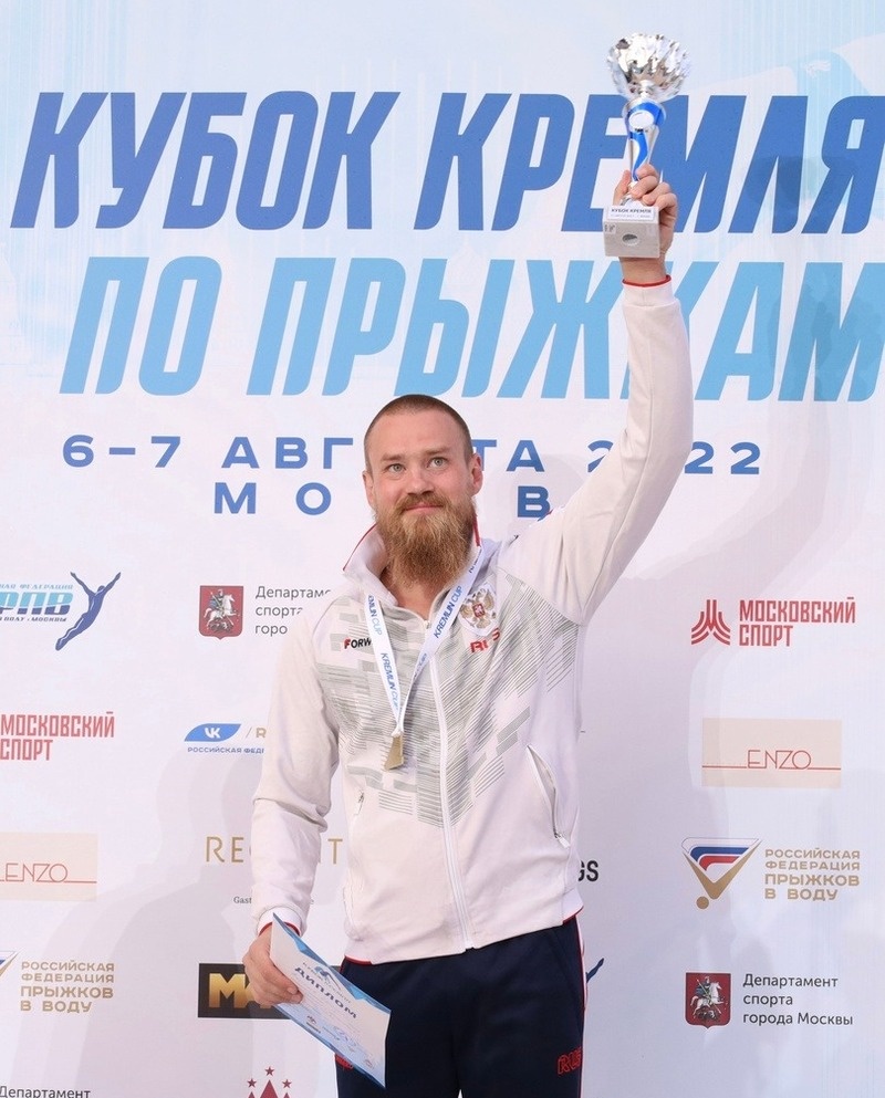    Чемпион России по прыжкам в воду Евгений Кузнецов Фото: минспорт Ставропольского края