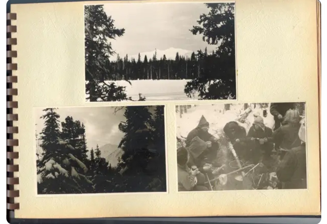 Фото из альбома отчета по походу 1957г