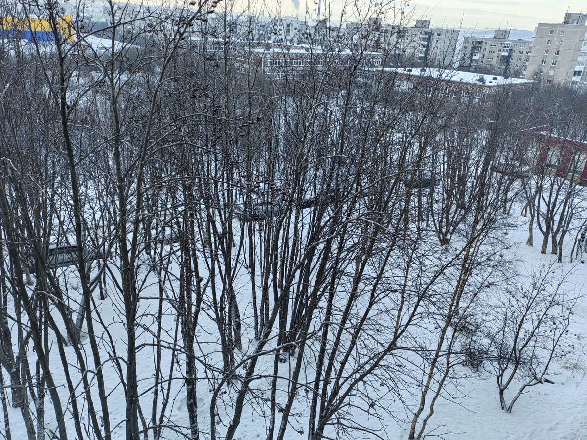 Мурманск. Вид из окна.