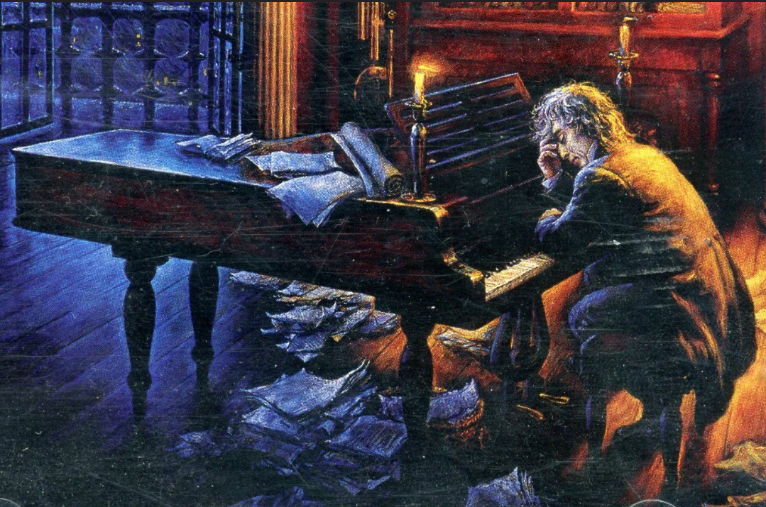 Бетховен создавал шедевры в тишине. Изображение взято из открытого источника Яндекс Картинки