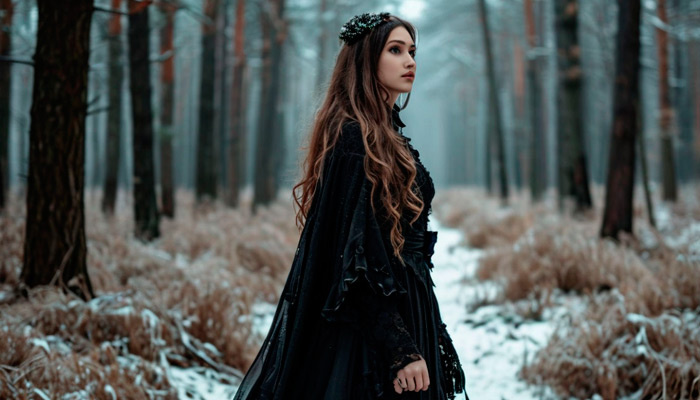 Кумоха — злой дух, который живет в лесу со своими сестрами и 10 марта выходит к людям, чтобы навредить им. Фото: shedevrum.ai