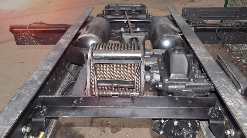 Крепление к раме через переходник