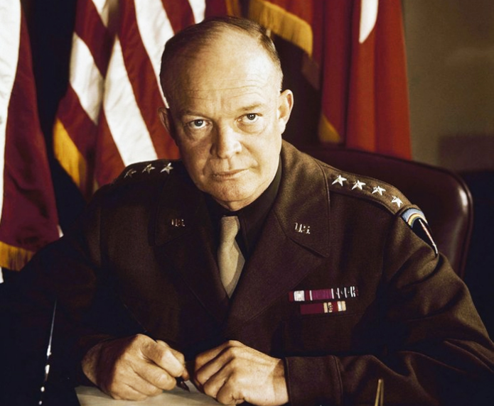 Президент США Дуайт Эйзенхауэр.