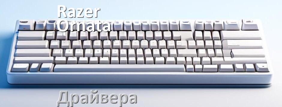 
Драйвера для клавиатуры Razer Ornata V3 X на Windows 11, 10, 7 на 32, 64 бит