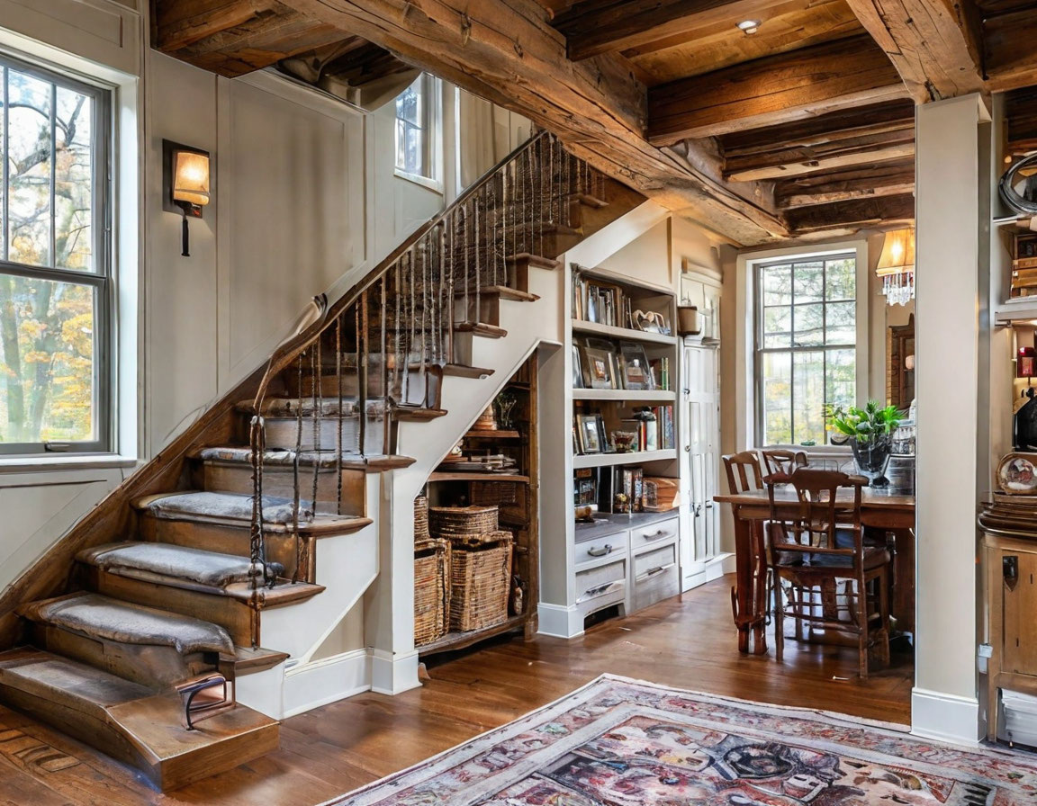 Как использовать пространство под лестницей: 7 креативных идей