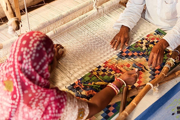 Индийское ручное ткачество Хади