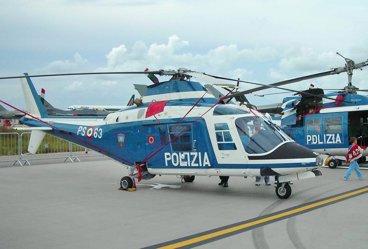 Agusta A109 итальянской полиции. Изображение: SCDBob, CC BY-SA 2,5, commons.wikimedia.org