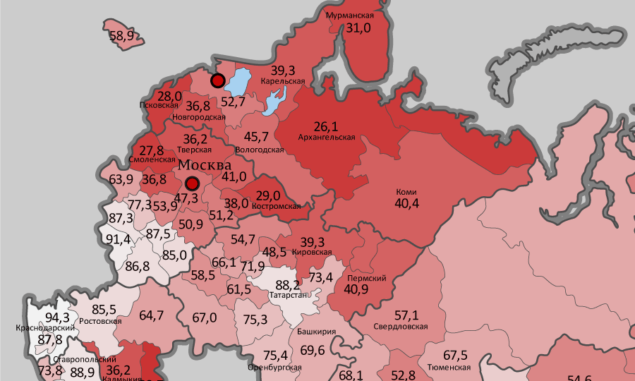 О "нехватке" земель для разведения коров в Европейской части России