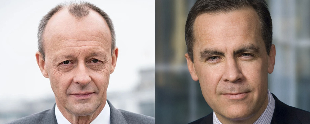 Фридрх Мерц и Марк Карни.