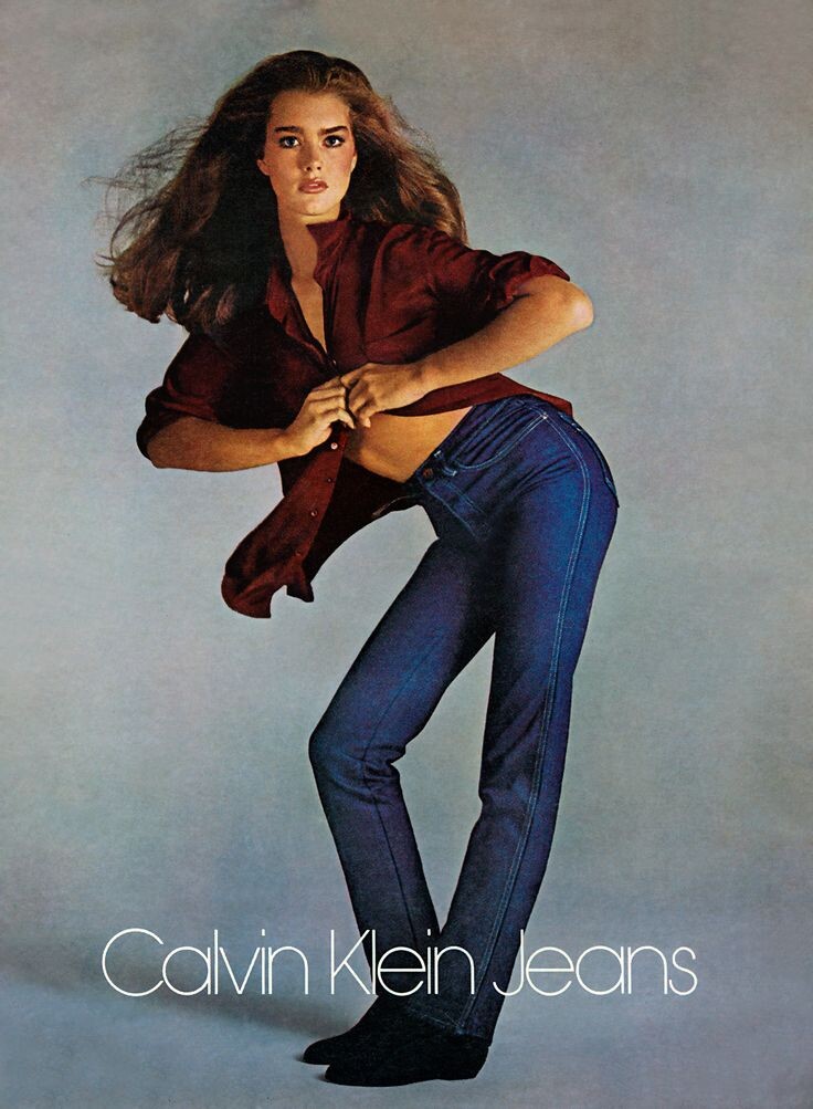 1980 Brooke Shields Calvin Klein
