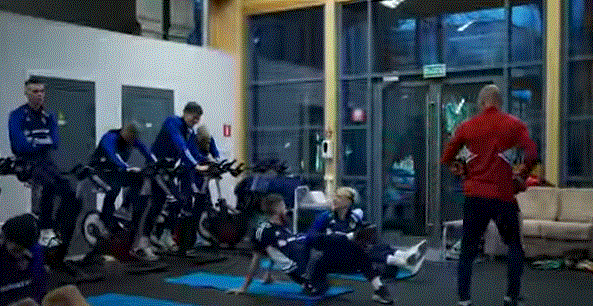 Сборная в Новогорске.