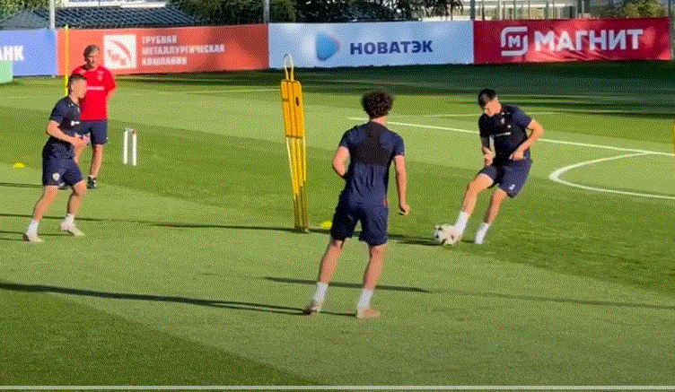 Сборная в Новогорске.