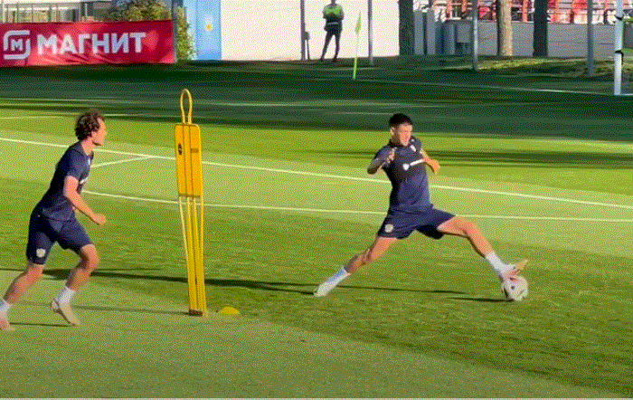 Сборная в Новогорске.