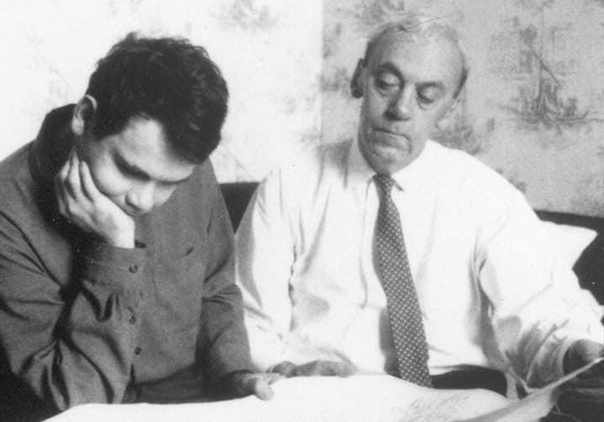 Алексей Герман и Юрий Герман. Сын и отец. Фото из свободного доступа в интернете.