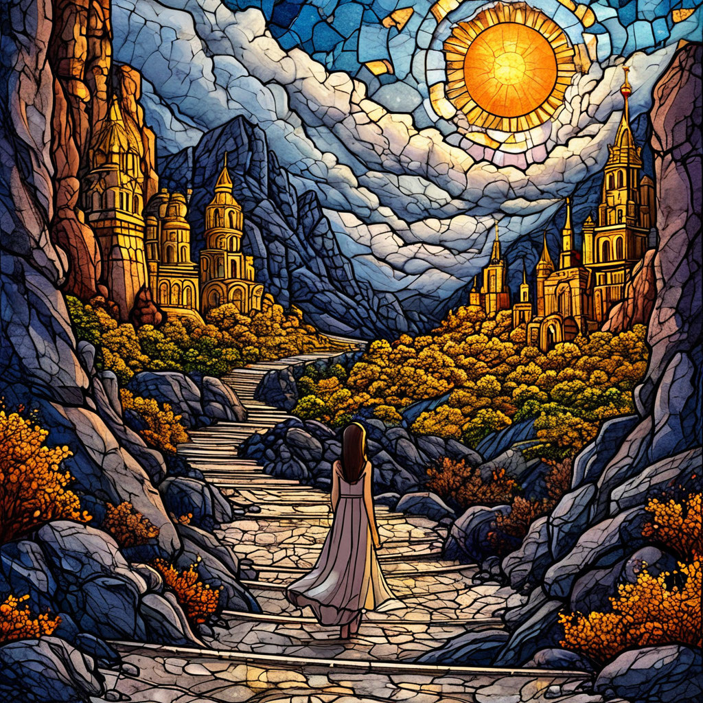 Там наверху солнце и город золотой тоже там