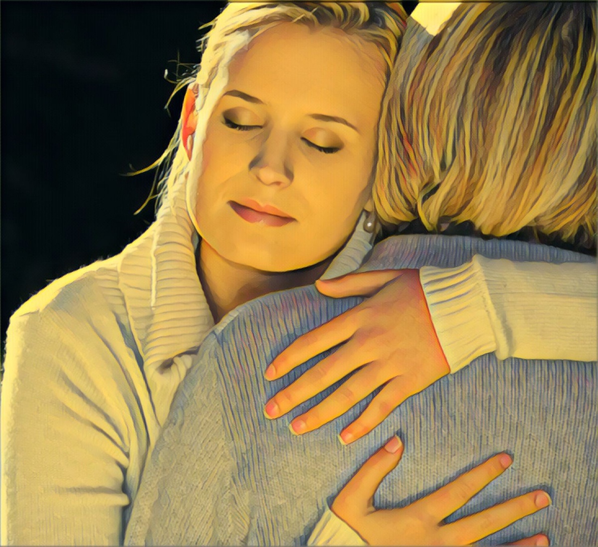 Тоня с мамой