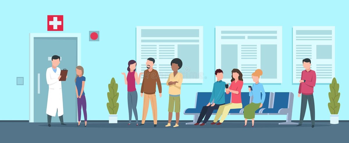 картиночка из сети. Перед дверями плохого врача очереди не скапливается.