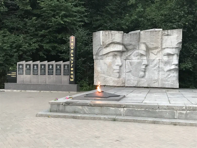 Вечный Огонь в Кольчугино. Фото с Google.Earth