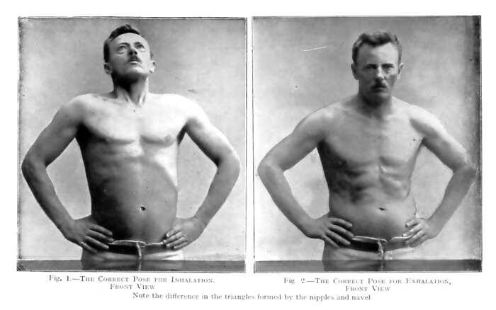 Система Дж.П. Мюллера, упражнение "Глубокое дыхание"