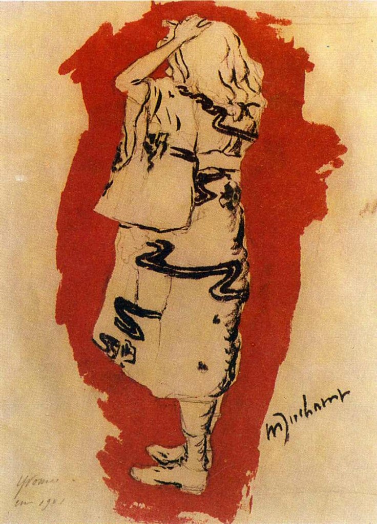 Марсель Дюшан. Ивонна (в кимоно). 1901