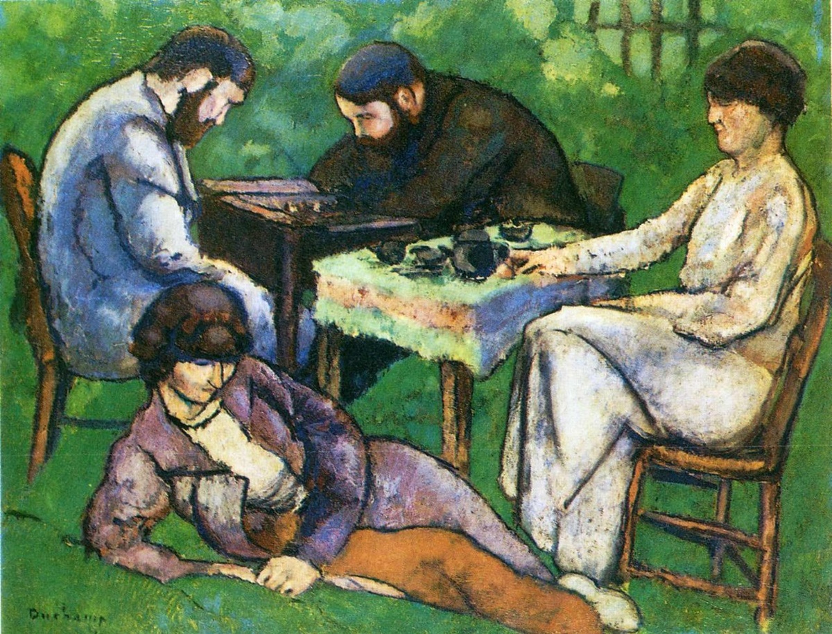 Марсель Дюшан. Игра в шахматы. 1910
