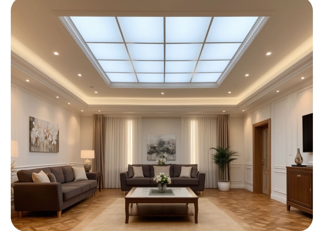 Установка натяжных потолков 