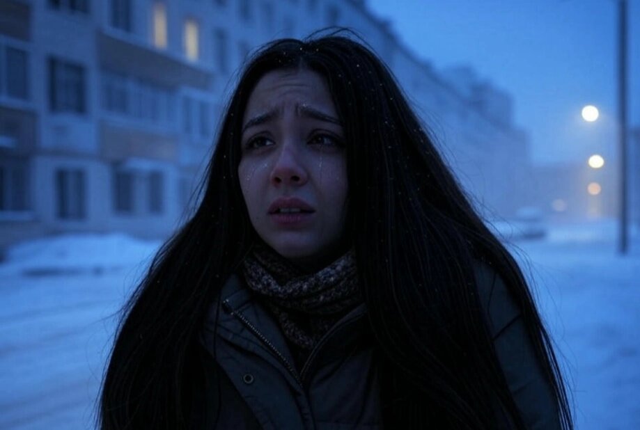    Домой девушка добиралась полтора часа своим ходом. Фото: Нейросеть Grok