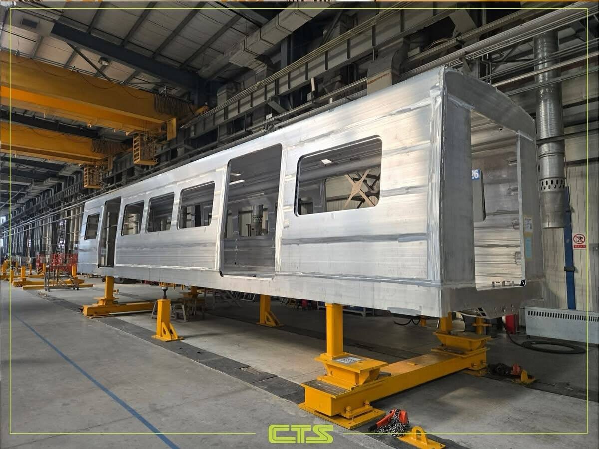  Кузов поезда от CRRC для легкого метрополитена Astana LRT. Источник: CTS