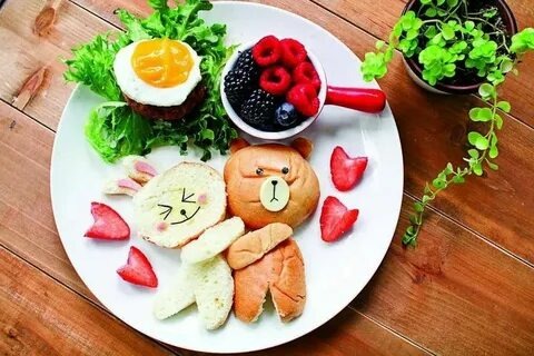 красивая подача завтрака