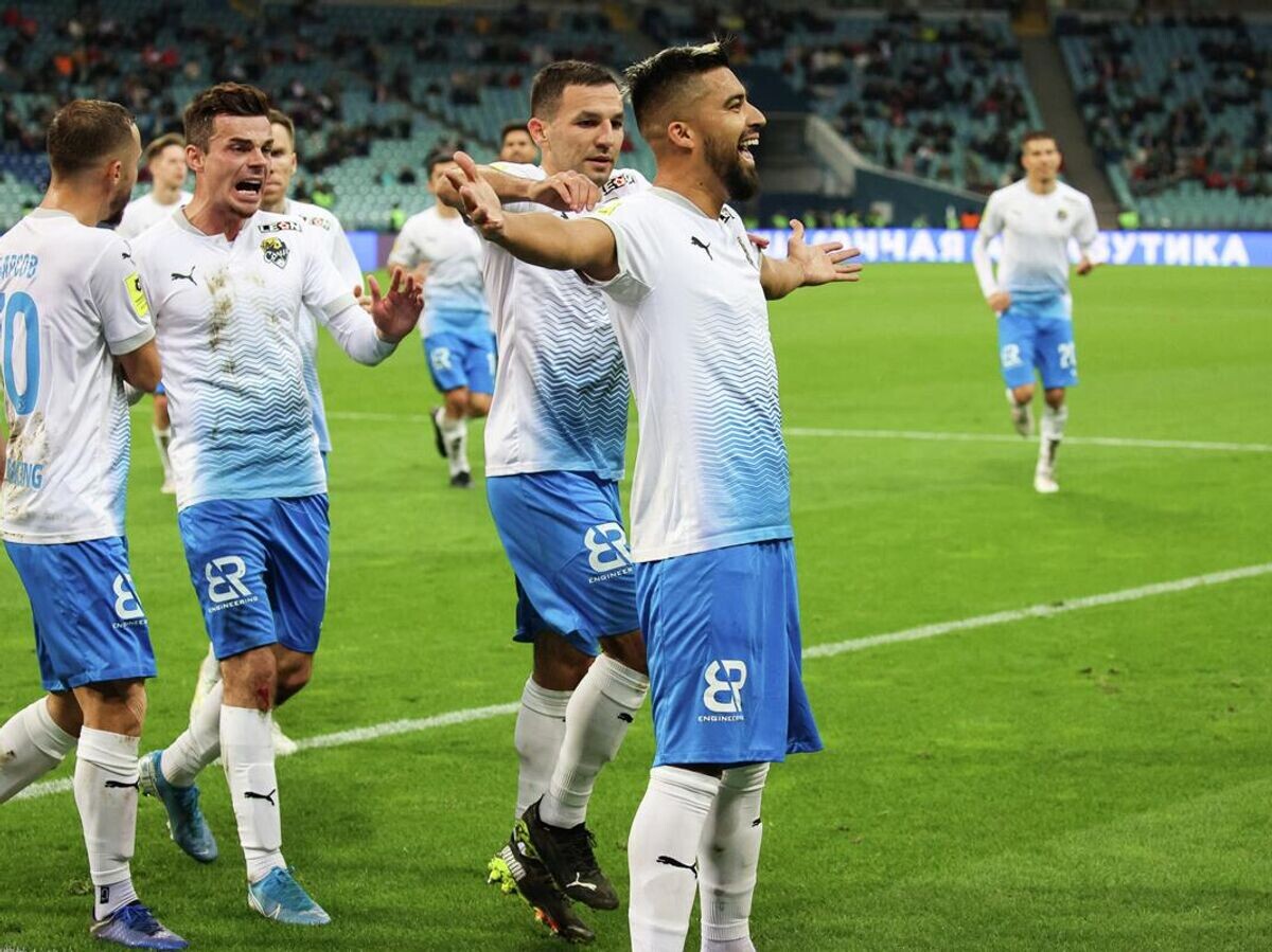    Футболисты "Сочи"© пресс-служба РПЛ