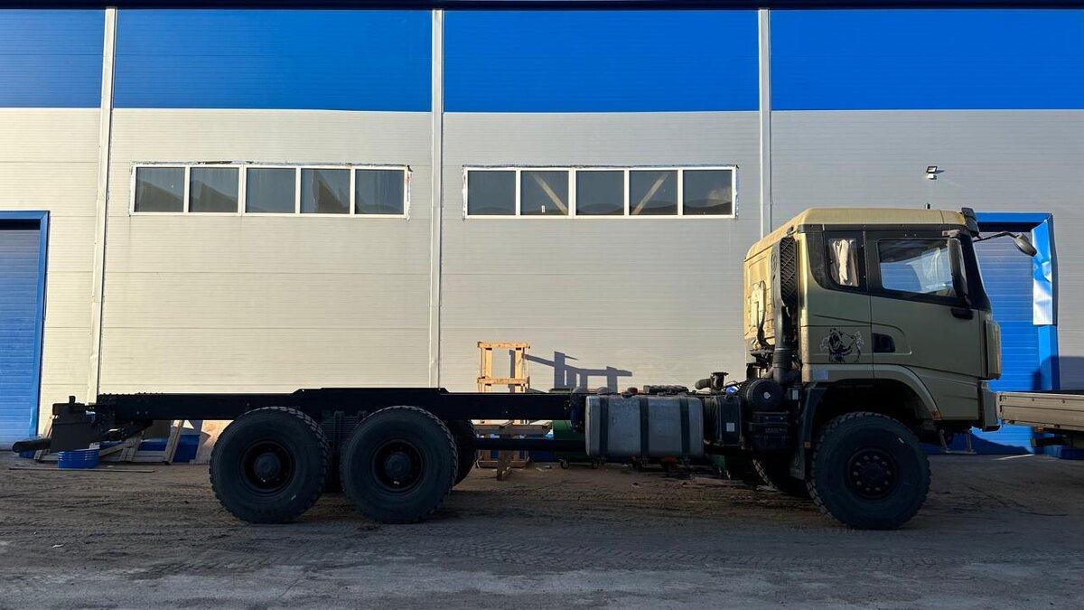 Выполнено увеличение меж осевого расстояния и увеличение монтажной длины рамы.