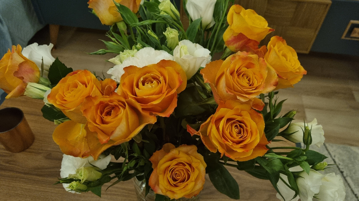 Красивый букет - лучшее украшение интерьера