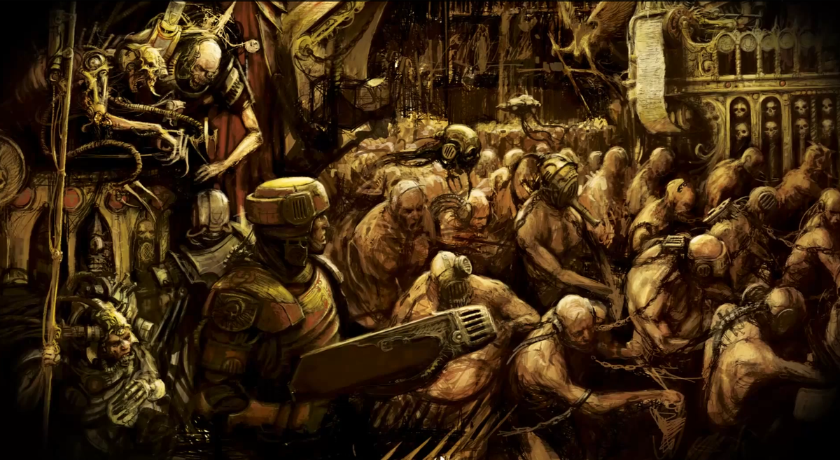 Вон, те бедолаги, скорее поверят в варп и демонов, чем в науку. Да и не надо им знать, что Империум - не самое сильное государство...